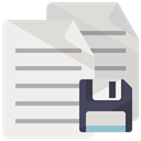 Diskette, document Linen icon