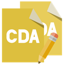 pencil, Format, File, Cda Goldenrod icon
