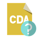 help, Format, File, Cda Goldenrod icon