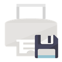Diskette, Print Gainsboro icon