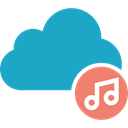 music, Cloud computing, interface, ui, storage, Multimedia Option, Data, Multimedia LightSeaGreen icon