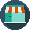 Shop, food, commerce, Architecture And City, Commerce And Shopping, Business, store DarkSlateGray icon