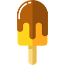 Ice cream, Dessert, sweet, food, Summertime, summer Black icon