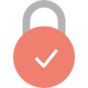 secure, security, padlock, unsecure, Lock, miscellaneous, locked Salmon icon