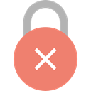 Lock, secure, unsecure, security, miscellaneous, padlock, locked Salmon icon