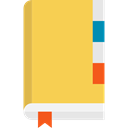 Notebook, Address book, bookmark, Agenda, Business, miscellaneous SandyBrown icon