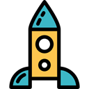 Rocket, transportation, transport, Rocket Ship, Rocket Launch, Space Ship, Space Ship Launch Black icon