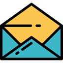 envelope, interface, mail, Message, Email, Note, miscellaneous SandyBrown icon