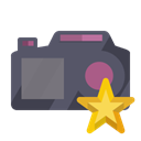 star, Camera DimGray icon