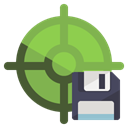 Aim, Diskette YellowGreen icon