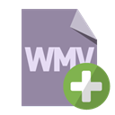 Format, Add, File, Wmv LightSlateGray icon