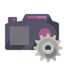 Camera, Gear DimGray icon