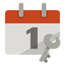 Key, Calendar Gainsboro icon