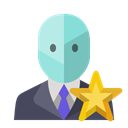 star, Admin Black icon