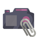 Attachment, Camera DimGray icon