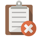 Close, Clipboard Linen icon