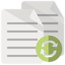 document, refresh Linen icon