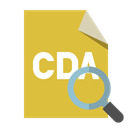 zoom, Cda, File, Format Goldenrod icon