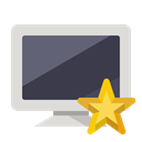 star, monitor Gainsboro icon
