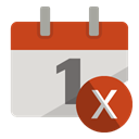 Calendar, cross Gainsboro icon