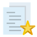 Curriculum, star Lavender icon