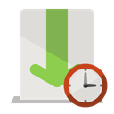 download, Clock Gainsboro icon