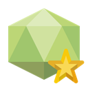 star, virus DarkKhaki icon