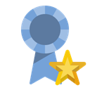 star, Ribbon Black icon