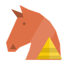 trojan, pyramid Peru icon