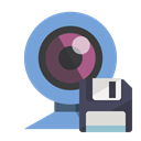 Diskette, Webcam CornflowerBlue icon
