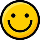 Smileys, interface, emoticons, faces, Ideogram, Emoji, happy, feelings Gold icon