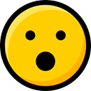 emoticons, feelings, Amazed, Ideogram, Emoji, interface, faces, Smileys Gold icon