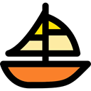 Boats, sail, sailing, Sailboat, transport, Boat Black icon