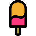 food, summer, Ice Pop, Dessert, sweet Black icon