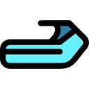 Watercraft, Sea Scooter, sea, vehicle, Jet ski, transport Black icon