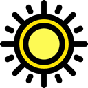 solar system, nature, star, sun, science, Astronomy Black icon