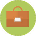 Business And Finance, Business, portfolio, suitcase, Bag, Briefcase DarkKhaki icon