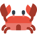 Aquarium, Crabs, Animals, Beach, food, Sea Life, Summertime, summer, Crab Brown icon