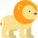 Wild Life, mammal, Animals, Animal Kingdom, lion, zoo Khaki icon