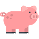 Animals, Farm, Animal Kingdom, zoo, pig, wildlife LightSalmon icon