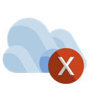 cross, Cloud Black icon