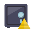 Box, pyramid, safety DarkSlateGray icon