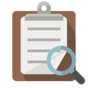 zoom, Clipboard Linen icon