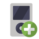 Add, ipod Silver icon