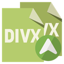 Format, Up, Divx, divx up, File DarkKhaki icon