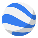 earth, google RoyalBlue icon