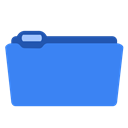 Folder, Blue RoyalBlue icon