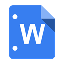 word RoyalBlue icon