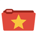 Folder, Favorite IndianRed icon