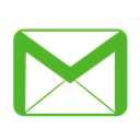 green, Email Black icon